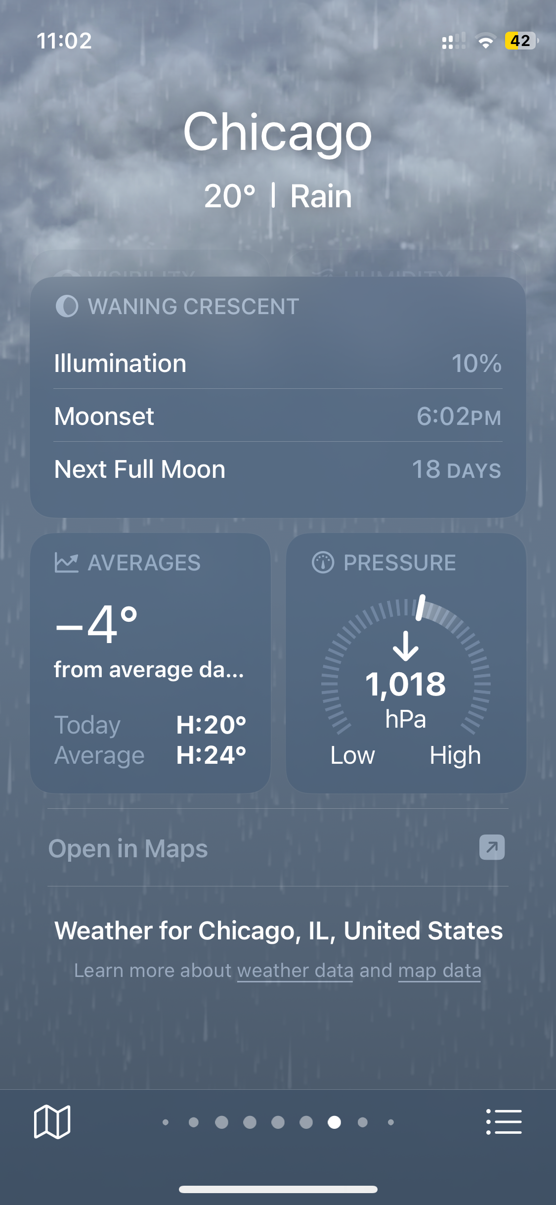 iOS 17 Weather App